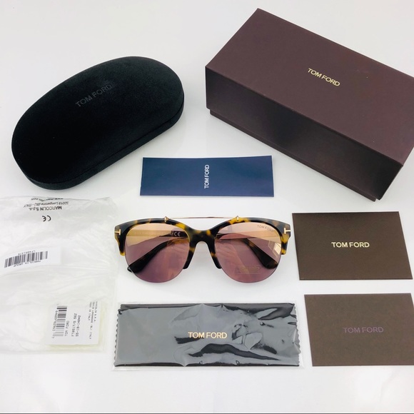 New TOM FORD Adrenne Rounded Sunglasses - Picture 2 of 16
